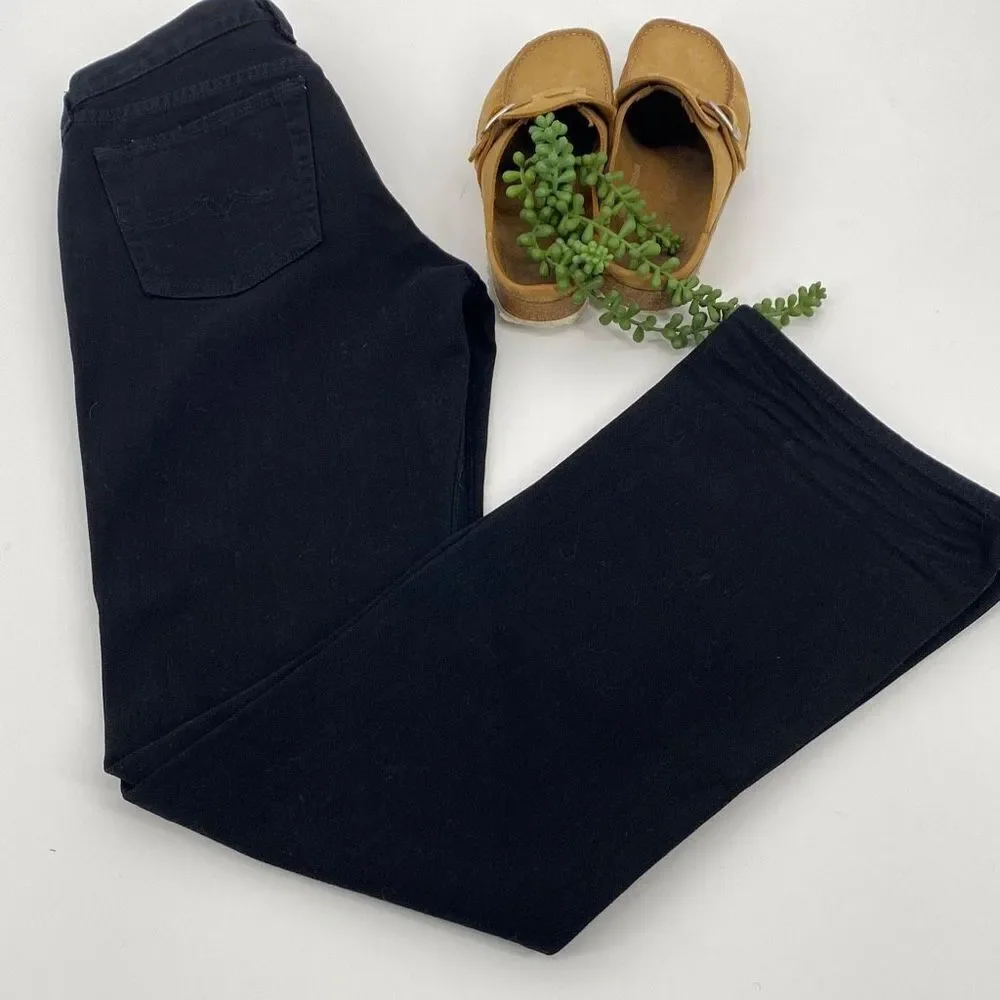 Vintage Lucky brand Sweet N' Low Flare Jeans Black 6/28 - Picture 2 of 12
